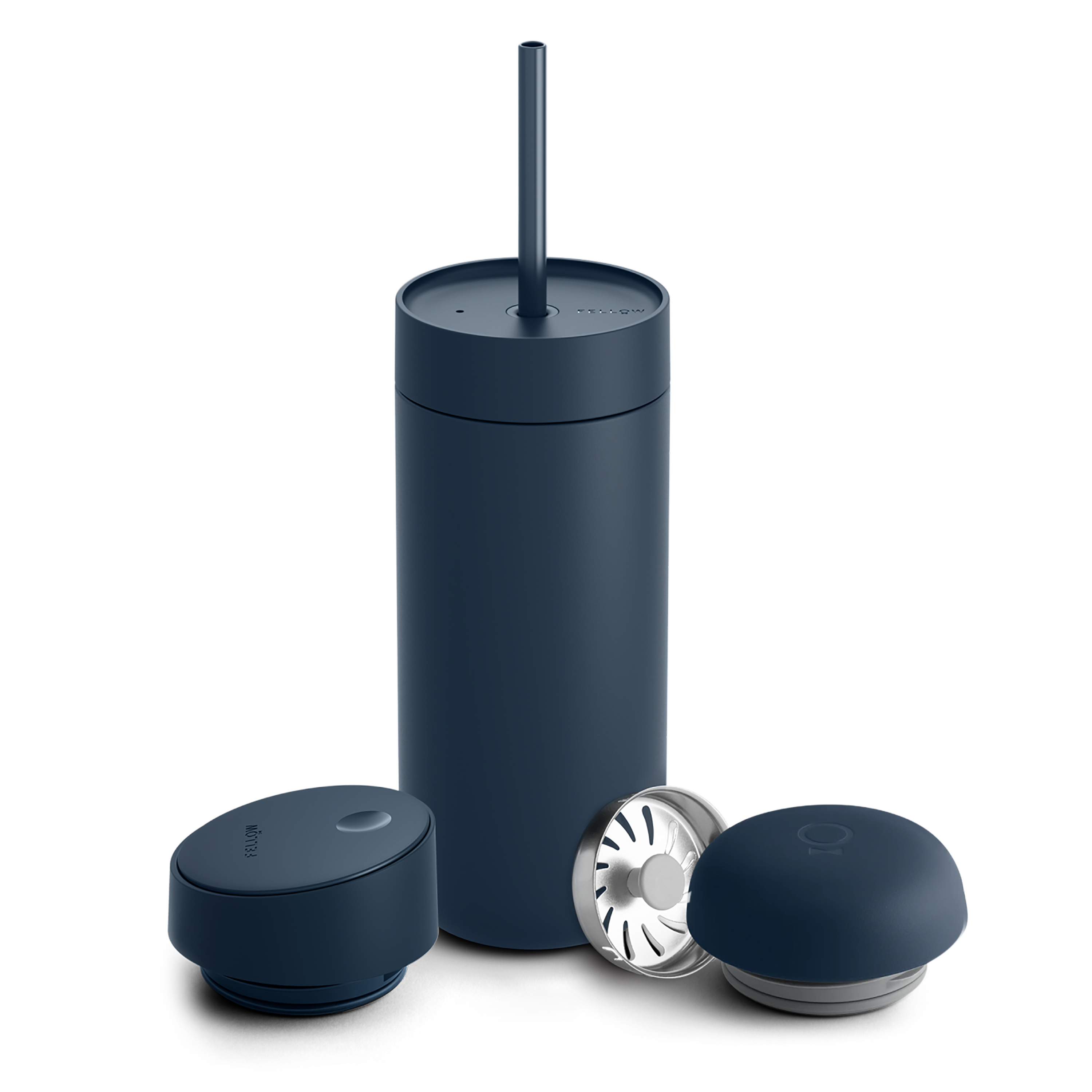 Fellow Carter 3-in-1 Sip System | Thermobecher-Set mit verschiedenen Deckeln