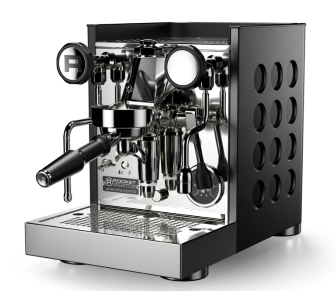Rocket Appartamento TCA Black-Black – Espressomaschine für Zuhause | Kaphiy GmbH
