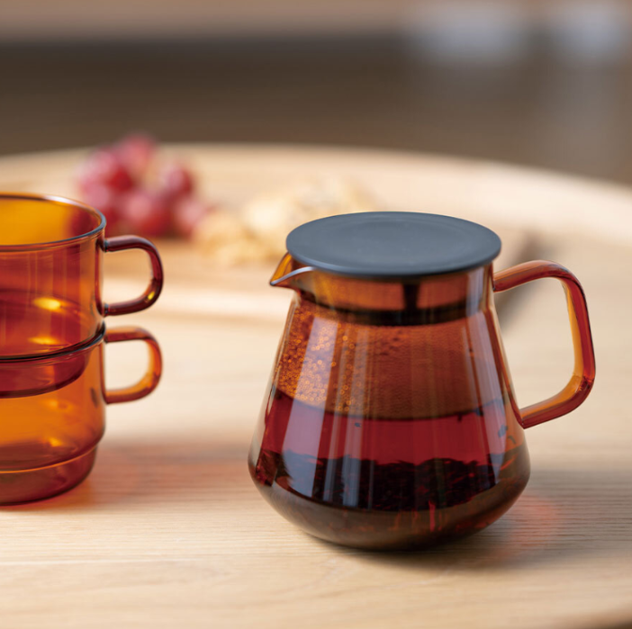 HARIO COLORS Tea & Coffee Server 600ml - Amber | Kaphiy GmbH