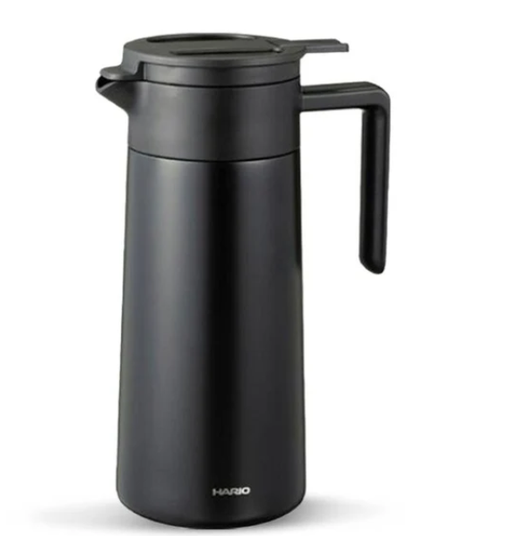 HARIO Ceramic Coating Stainless Thermal Pot 800ml - Black | Kaphiy GmbH