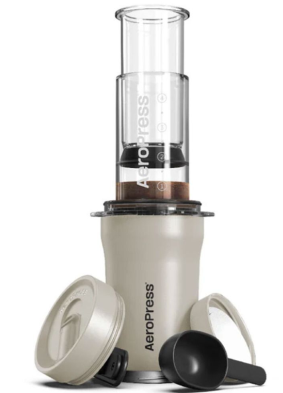 AeroPress Go Plus Travel System - Cream | Kaphiy GmbH