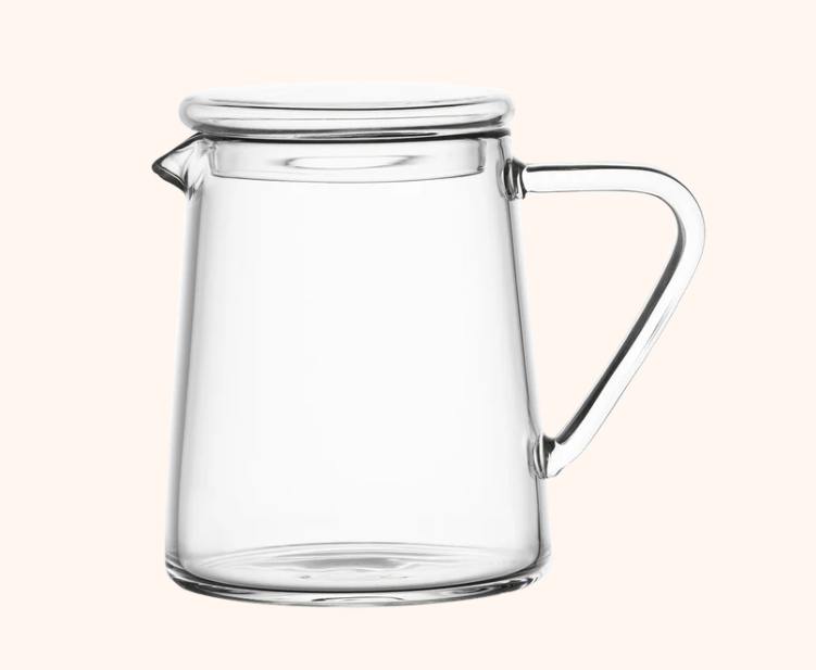Loveramics 500 ml Tall Glass Jug and 8 cm Glass lid | Kaphiy GmbH