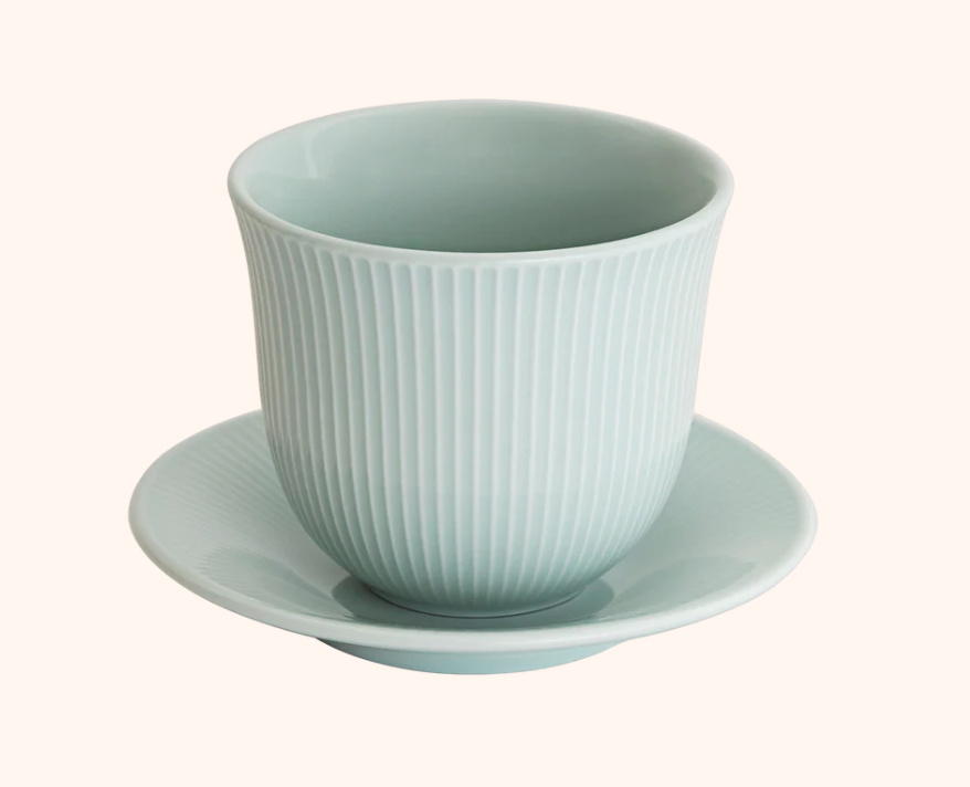 Loveramics 250 ml Embossed Tasting Cup and 13 cm Embossed Plate | Kaphiy GmbH