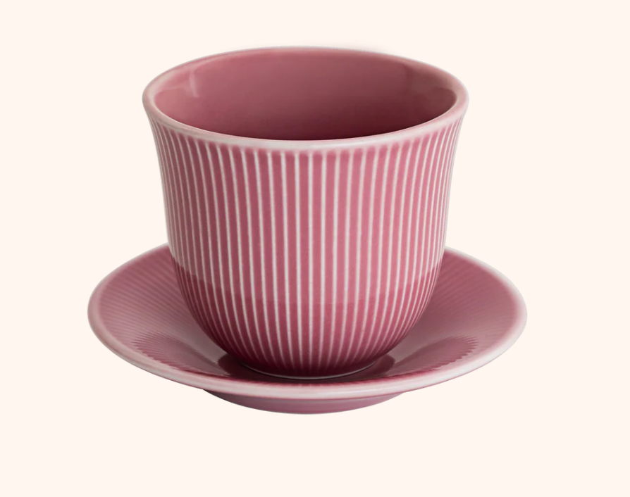 Loveramics 250 ml Embossed Tasting Cup and 13 cm Embossed Plate | Kaphiy GmbH