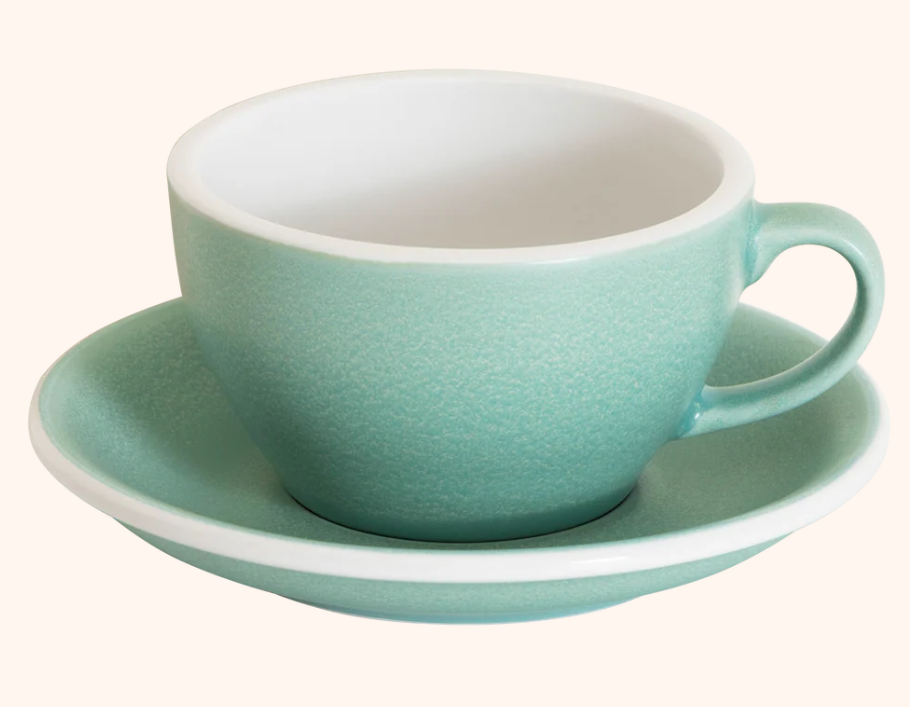 Loveramics Set of 1 × 150 mlFlat White Cup and Saucer | Kaphiy GmbH