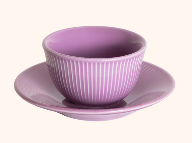 Loveramics 80 ml Boram Um Tasting Cup with 13 cm Embossed Plate | Kaphiy GmbH