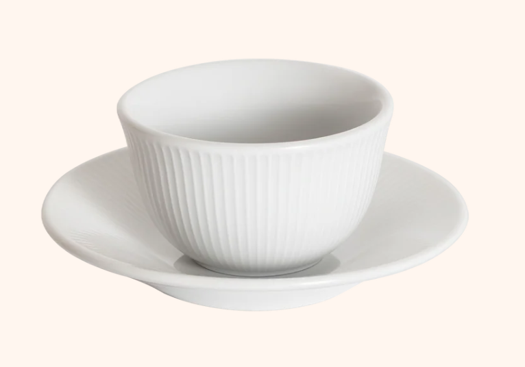 Loveramics 80 ml Boram Um Tasting Cup with 13 cm Embossed Plate | Kaphiy GmbH