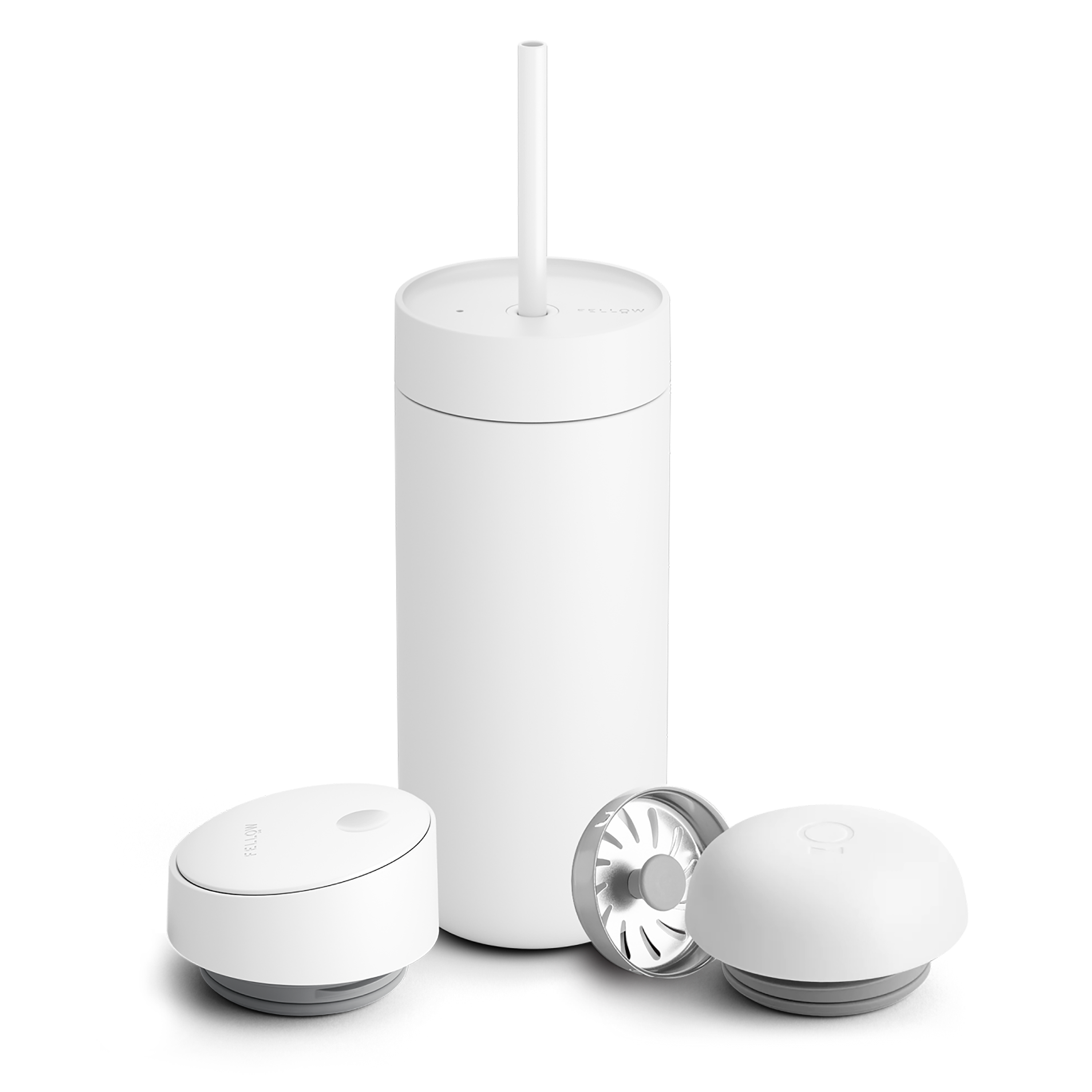 Fellow Carter 3-in-1 Sip System | Thermobecher-Set mit verschiedenen Deckeln