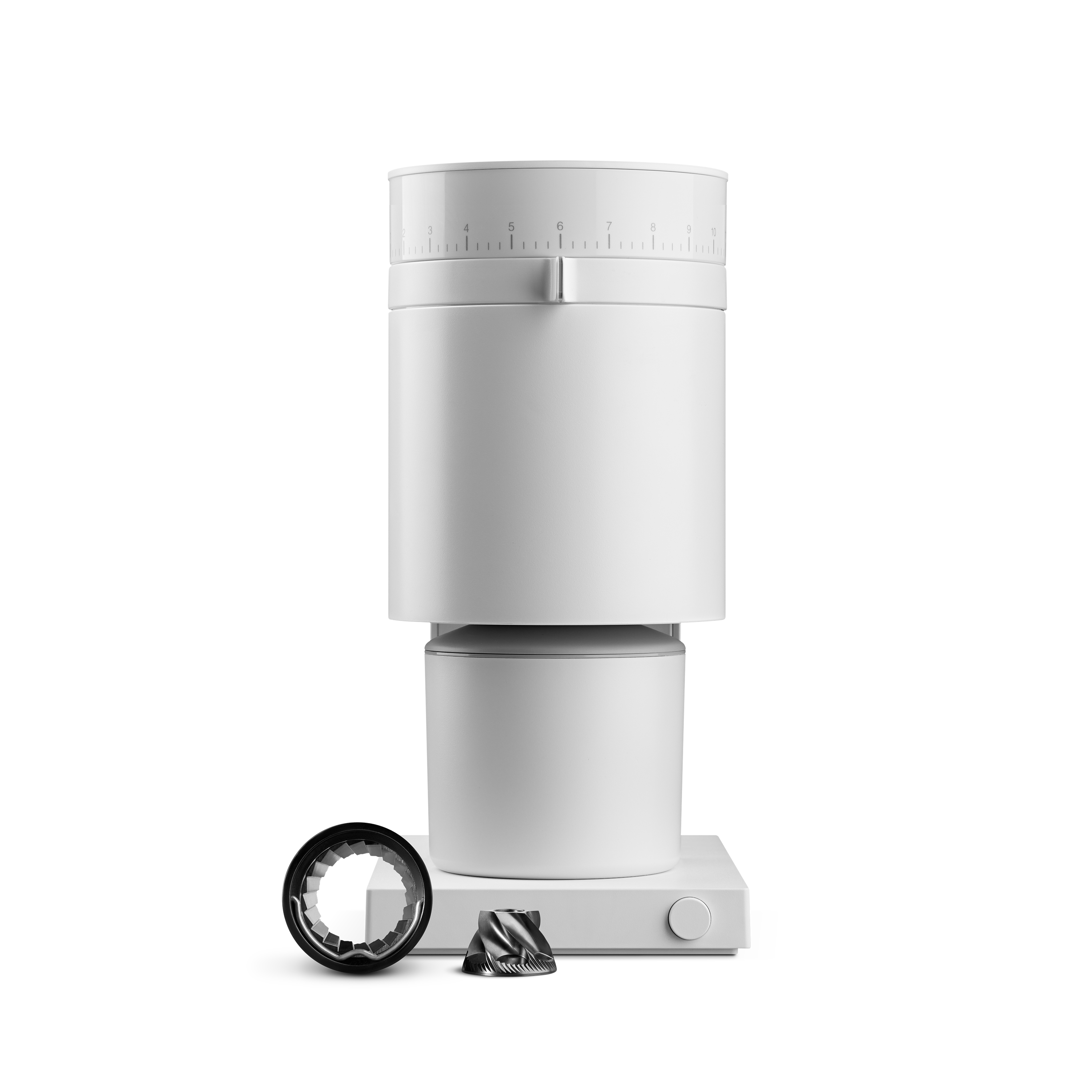 Fellow Opus all-purpose grinder | electric coffee grinder | matt white