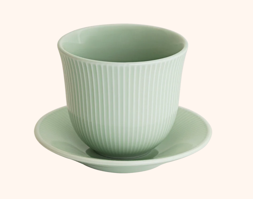 Loveramics 250 ml Embossed Tasting Cup and 13 cm Embossed Plate |  Kaphiy GmbH