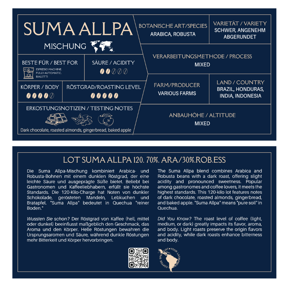 Kaphiy Suma Allpa (mixture) beans 350g
